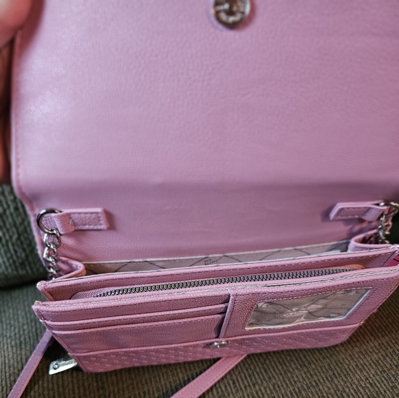 Betsey Johnson Light Mauve Crossbody NWT - Picture 10 of 16